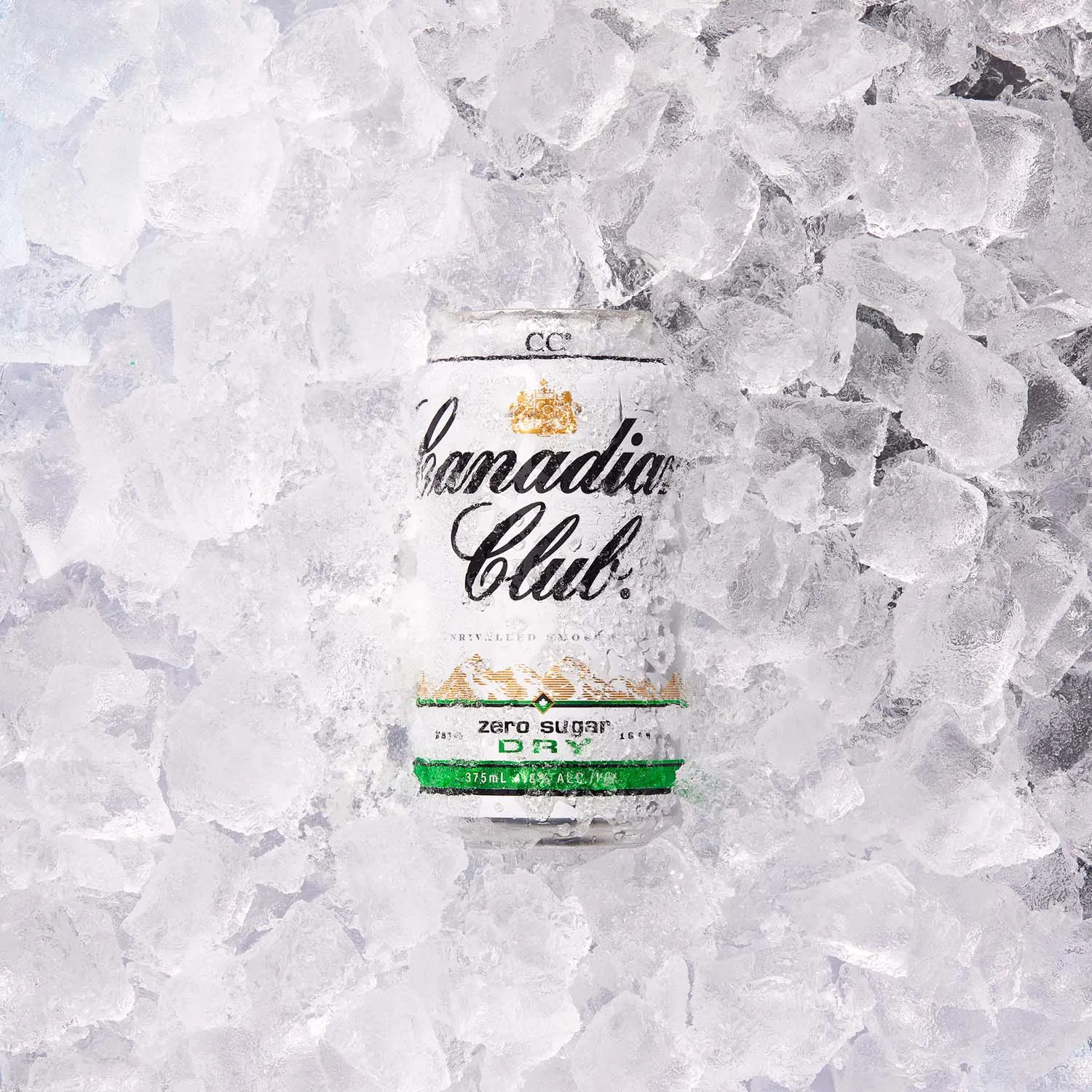 Cc Dry Can Zero Sugar Whisky Ice Canadian Club